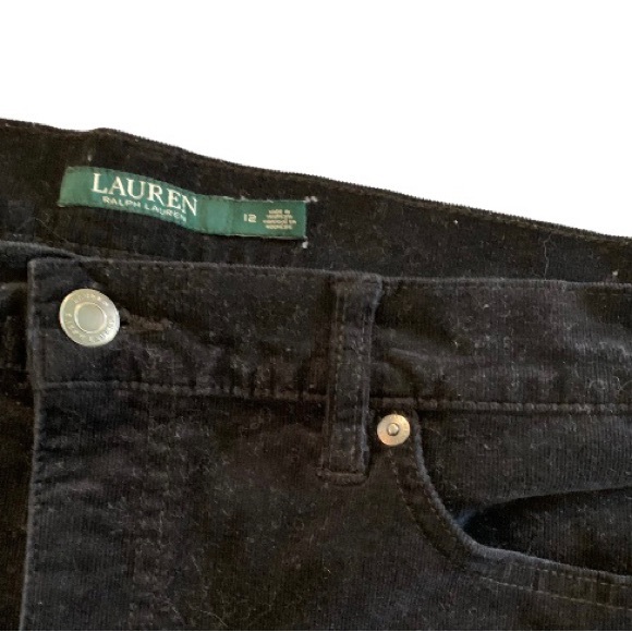 Lauren Ralph Lauren Stretch Corduroy Straight Leg Pants - Picture 7 of 9